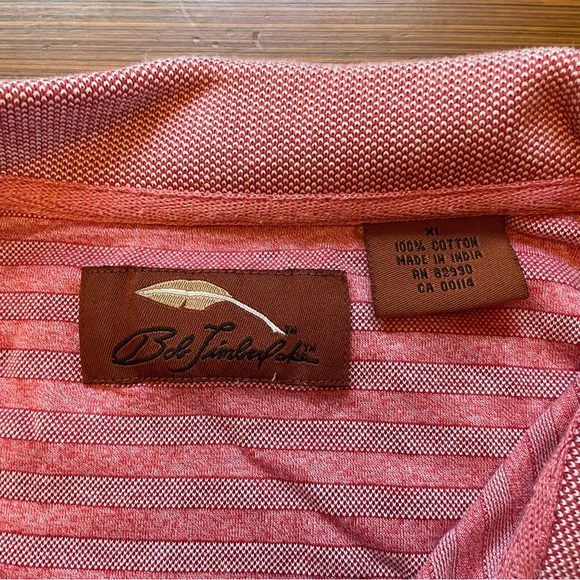 Bob Timberlake Red Stripe Polo - XL - Picture 4 of 8